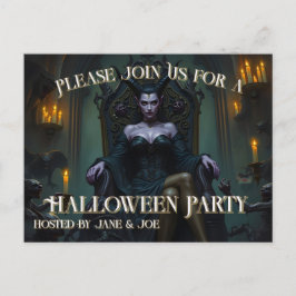 Throndämonenkönigin in Candlelight - Einladung