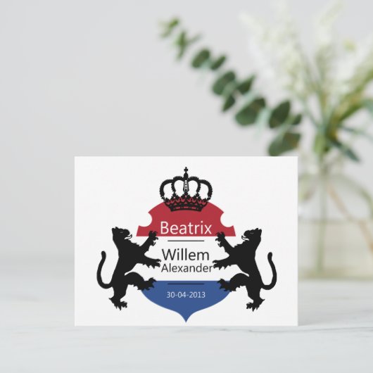 Throne Ascension Postkarte (Stehend Vorderseite)