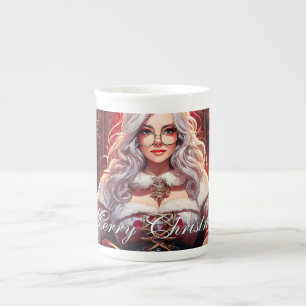 Throne-Diva – Santas heißeste Schwester Porzellantasse