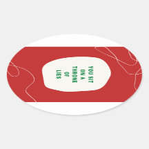 Throne Lies Sticker Sheet