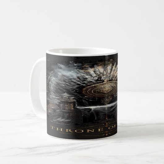 Throne of Dust Dark Fantasy Kaffeetasse (Vorderseite Links)