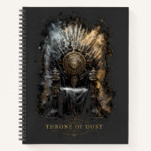 Throne of Dust Dark Fantasy Notizblock (Vorderseite)