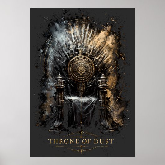 Throne of Dust Dark Fantasy Poster (Vorne)