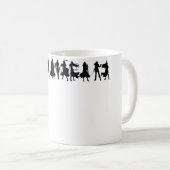 Throne Of Glass Silhouetten Kaffeetasse (VorderseiteRechts)