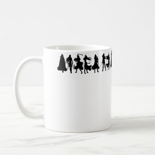 Throne Of Glass Silhouetten Kaffeetasse (Links)