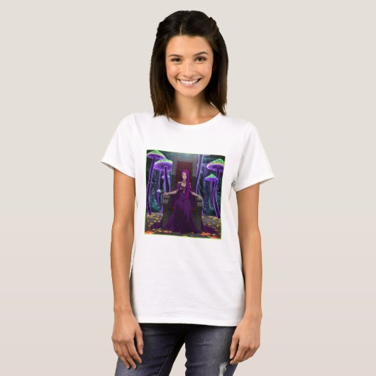 Throne of the Glowing mushrooms T-Shirt (Vorne ganz)