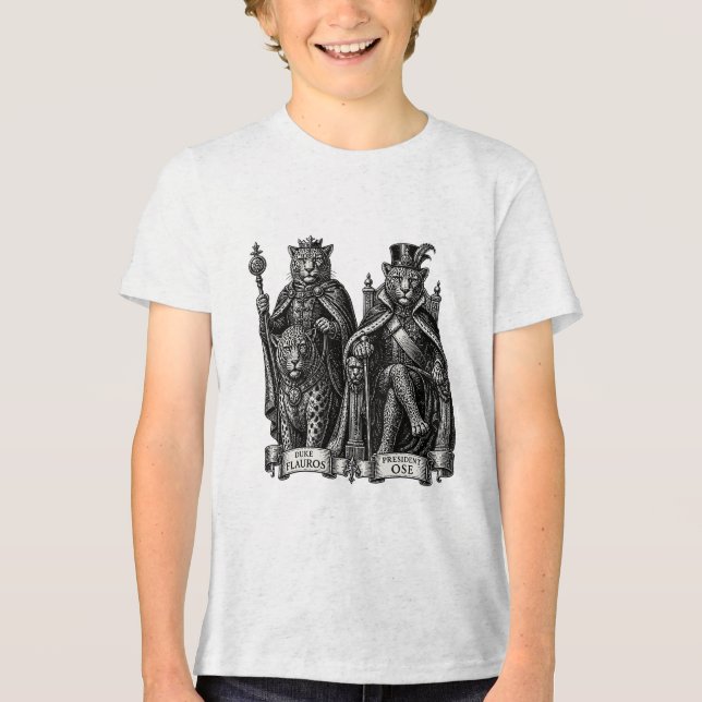 Throne von Ose und Flaureos Tri-Blend Shirt (Vorderseite)