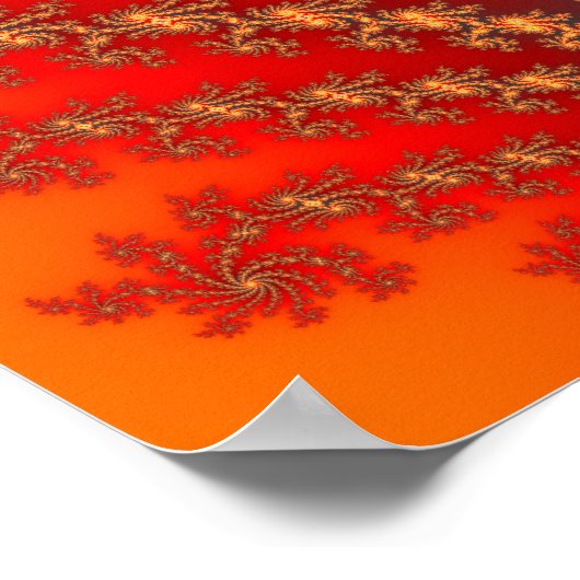 Throne von Satan - Fraktal Poster (Ecke)