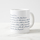 Thronvers Jumbo-Tasse (Vorderseite Rechts)