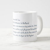 Thronvers Jumbo-Tasse (Vorderseite Rechts)