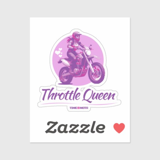 Throttle Queen Aufkleber (Blatt)