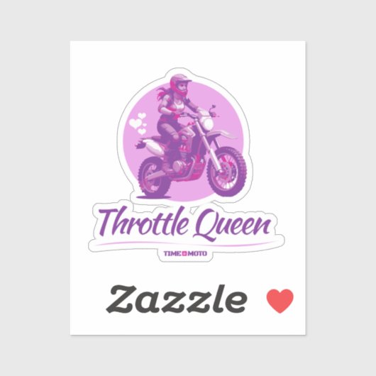 Throttle Queen Sticker (Blatt)