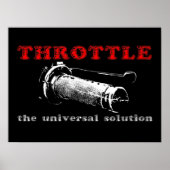 Throttle Solution Dirt Bike Motocross Poster (Vorne)