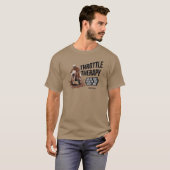 Throttle Therapy Dirt Bike T-Shirt - Brown Savana (Vorne ganz)