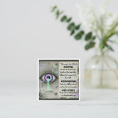 👁️ "Through the Glitch" Weißcore-Umschließkarte Begleitkarte (Stehend Vorderseite)