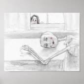 "Through the Window" von Christiane Cegavske Poste Poster (Vorne)