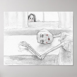 "Through the Window" von Christiane Cegavske Poste Poster