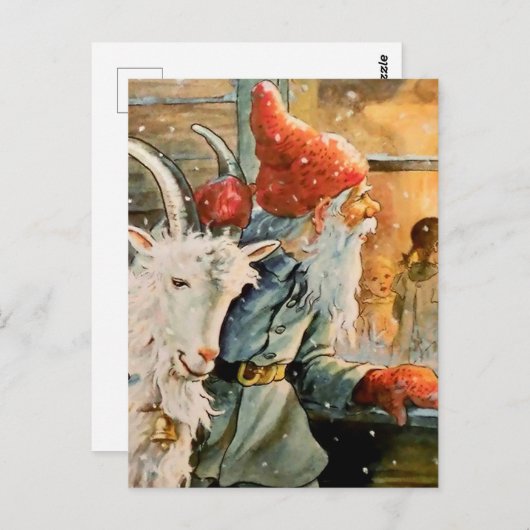 "Through the Window" von Jenny Nystrom Postkarte (Vorne/Hinten)