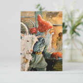 "Through the Window" von Jenny Nystrom RSVP Karte (Stehend Vorderseite)