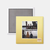 Through thick and thin magnet (Vorderseite/Rückseite)