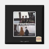 Through thick and thin magnet (Vorne)