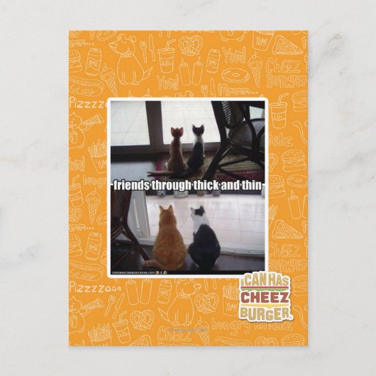 Through thick and thin postkarte (Vorderseite)