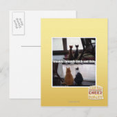 Through thick and thin postkarte (Vorne/Hinten)