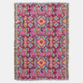 Throw Blanket/Aztec Tribal-Muster Decke (Vorderseite Vertikal)