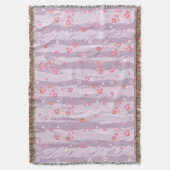 Throw Blanket – Butterfly Garden Decke (Vorderseite Vertikal)