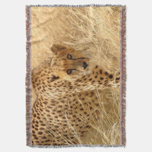 Throw Blanket/Cheetah Decke (Vorderseite Vertikal)