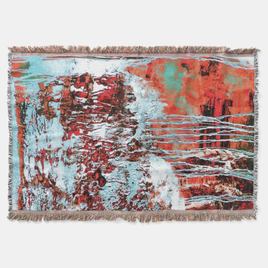 Throw Blanket – Corrosion Pulse Decke (Vorderseite)