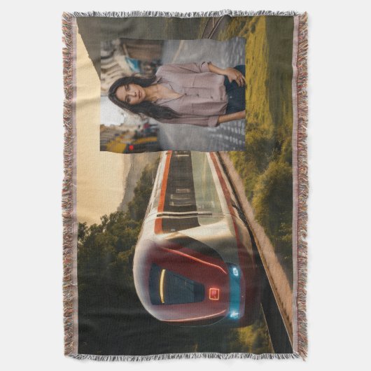 Throw Blanket Decke (Vorderseite Vertikal)