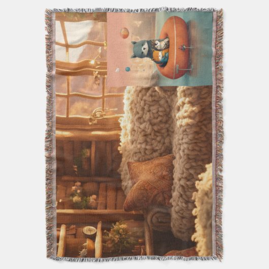 Throw Blanket Decke (Vorderseite Vertikal)