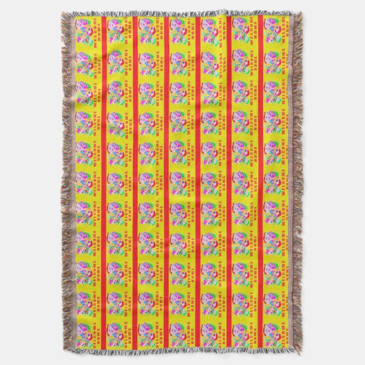 Throw Blanket Decke (Vorderseite Vertikal)