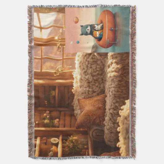 Throw Blanket Decke (Vorderseite Vertikal)