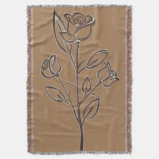 Throw Blanket Decke (Vorderseite Vertikal)