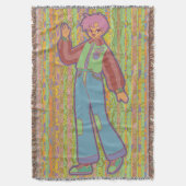 Throw Blanket Decke (Vorderseite Vertikal)