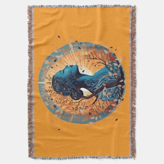 Throw Blanket Decke (Vorderseite Vertikal)