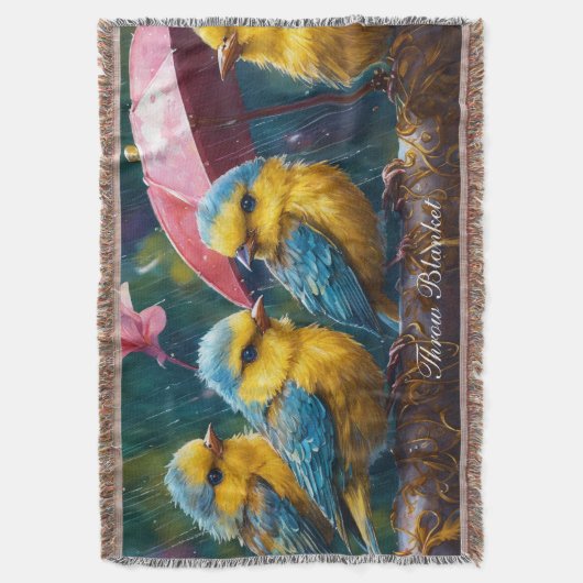 Throw Blanket Decke (Vorderseite Vertikal)