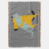 Throw Blanket Decke (Vorderseite Vertikal)