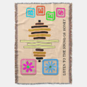 Throw Blanket Decke (Vorderseite Vertikal)