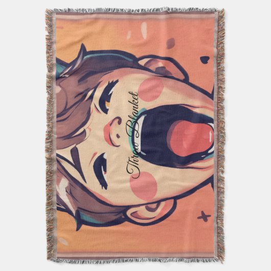 Throw Blanket Decke (Vorderseite Vertikal)