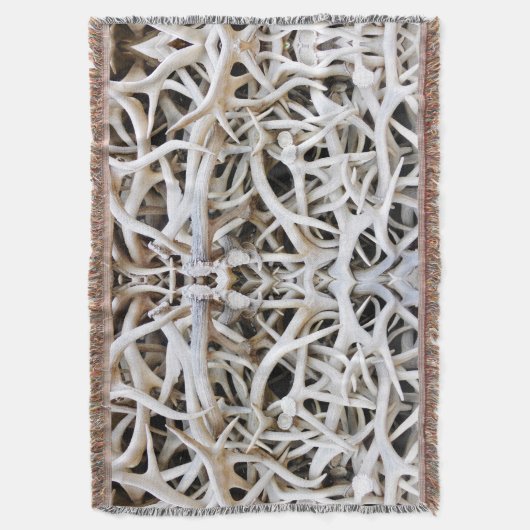 Throw Blanket Elk Antlers Decke (Vorderseite Vertikal)
