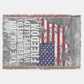 Throw Blanket – Freedom Job Decke (Vorderseite)