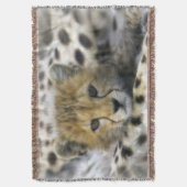 Throw Blanket/Geetah Cub Decke (Vorderseite Vertikal)