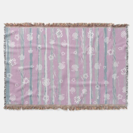 Throw Blanket – Gingham Orchard Decke (Vorderseite)