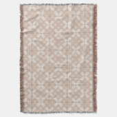 Throw Blanket - Gitter in drei Schatten Decke (Vorderseite Vertikal)
