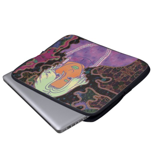 Throw Blanket Laptopschutzhülle (Vorne Knopf)