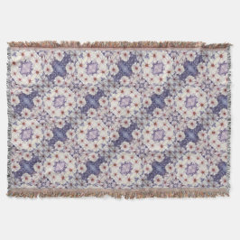 Throw Blanket Lavender African Daisies Decke