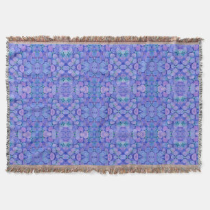 Throw Blanket Lavender Hydrangea Muster Decke